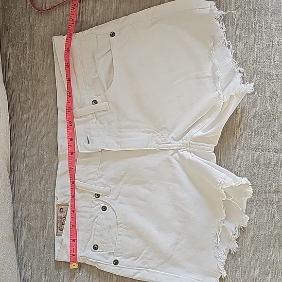 Polo Ralph Lauren White Denim Crosby Short Size 26 - Picture 11 of 12